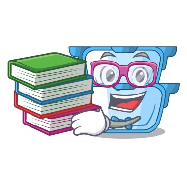 Pasta buharlama için kitap çizgi film çift kazan ile öğrenci