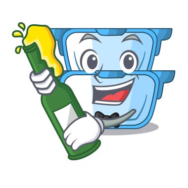 Pasta buharlama için bira çizgi film çift kazan ile