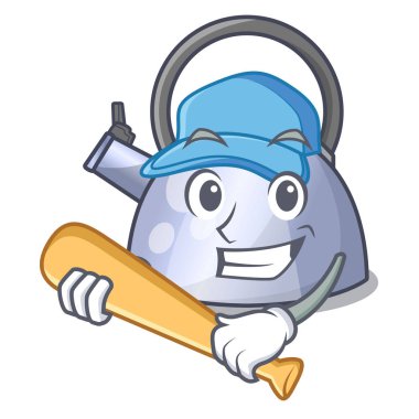 Beyzbol karikatür Ocak için Kettle ıslık çalmaya