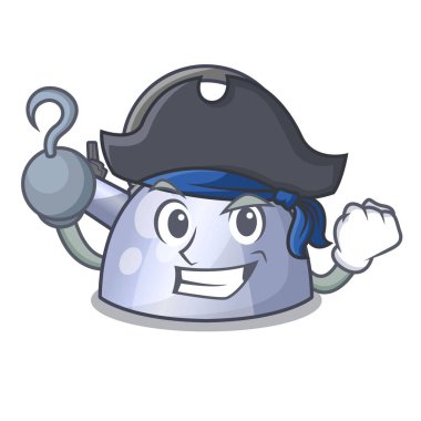 Ocak için Kettle ıslık korsan çizgi film