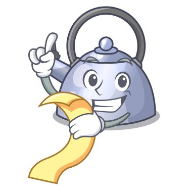 Su ısıtıcısı karikatür soba üst ıslık menüsüyle