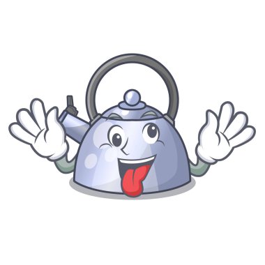 Maskot izole deli Paslanmaz ıslık çaydanlık