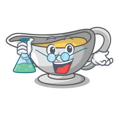 Profesör sos tekne karikatür lezzetli peynir ile