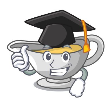 Mezuniyet sos tekne karikatür lezzetli peynir ile