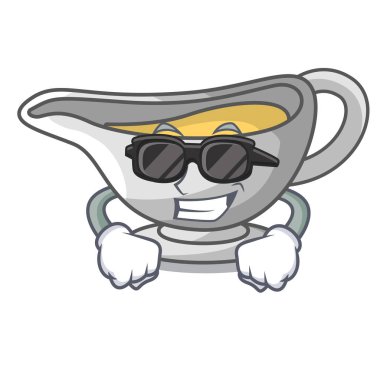 Süper serin sos tekne karikatür lezzetli peynir ile