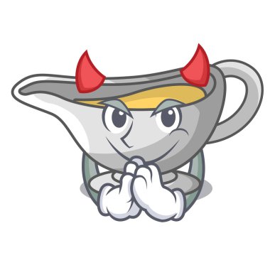 Şeytan çizgi film sos tekne Türkiye sos ile