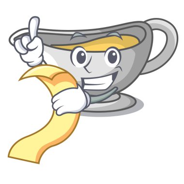 Menü çizgi film sos tekne ile Türkiye sos ile