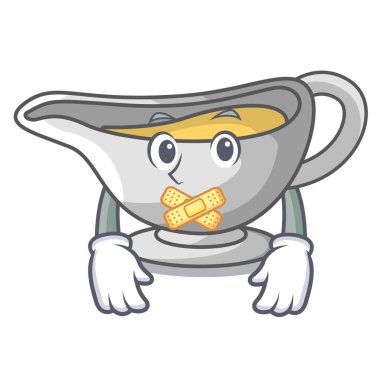 Sessiz çizgi film sos tekne krema sos ile