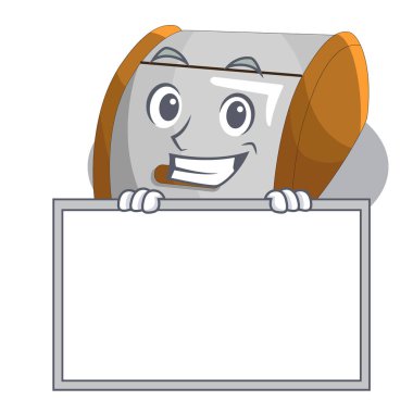 Yönetim Kurulu karikatür konteyner ekmek kutusu tablo ile sırıtarak