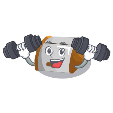 Fitness karikatür konteyner ekmek kutusu tablo