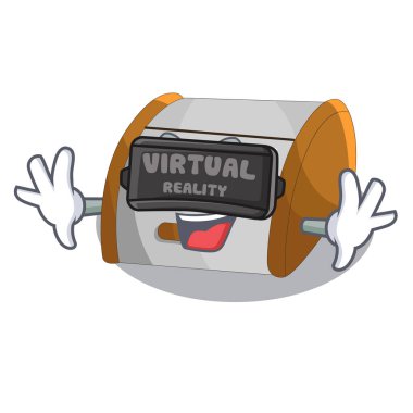 Sanal gerçeklik konteyner yiyecek ekmek kutusu deposundaki