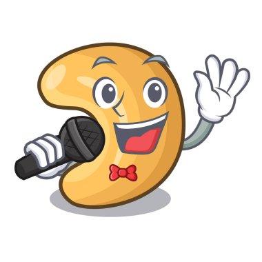 Tablo karikatür şarkı kaju fıstığı sıcak pişmiş