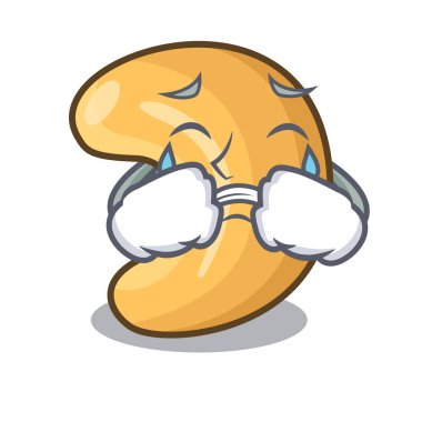 Kaju fıstığı sıcak ağlıyor tablo karikatür pişmiş