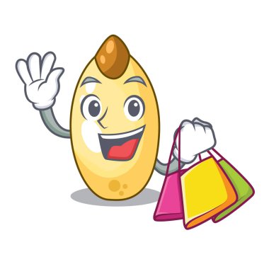 Karakter kahverengi sedir fındık meyve plaka üzerinde alışveriş