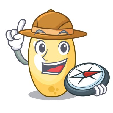Explorer sedir çam fıstığı bir karikatür