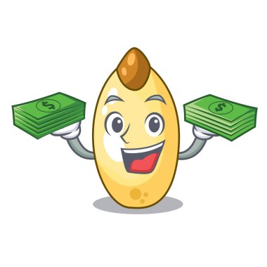 Para sedir çam fıstığı ile bir karikatür