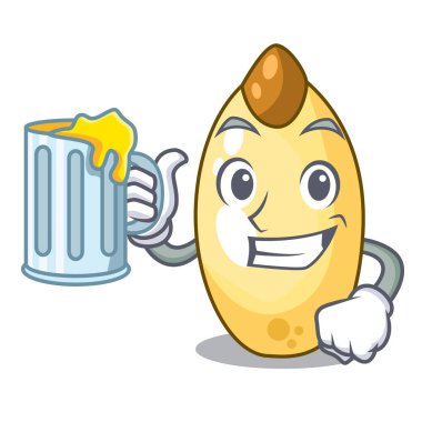 Suyu sedir çam fıstığı ile bir karikatür