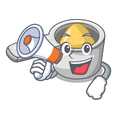 Megafon Çelik kaşık karikatür tablosundaki ölçme