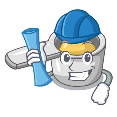 Karakter ölçme kaşık yemek yemek için mimar