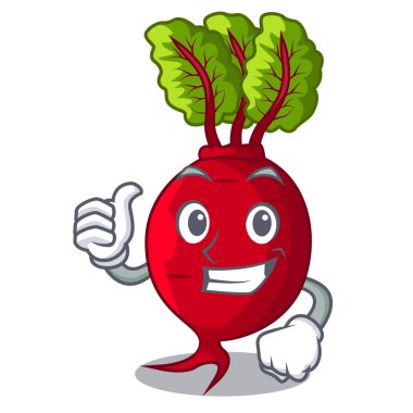 Bahçedeki karakter organik kırmızı pancar yaşasın