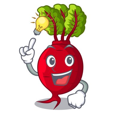 Bir fikir tüm beetroots yeşil yaprakları karikatür ile var
