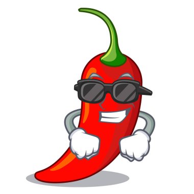 Süper cool karakter kırmızı biber baharat gıda için