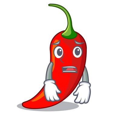 Çizgi film masada korkuyor sıcak biber