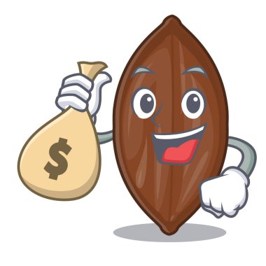 Para çantası pekan fındık ile bir çizgi film tablo