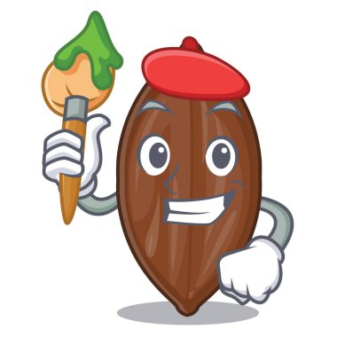 Sanatçı pekan fındık bir karikatür tablo