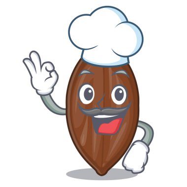 Şef karakter pekan fındık ahşap kase