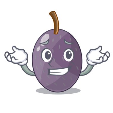 Sırıtan kadife Demirhindi Meyve şişe cam karikatür