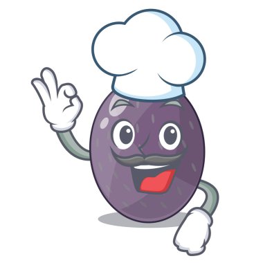 Şef kadife Demirhindi Meyve şişe cam karikatür