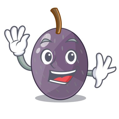 Kadife Demirhindi Meyve şişe cam karikatür sallayarak.