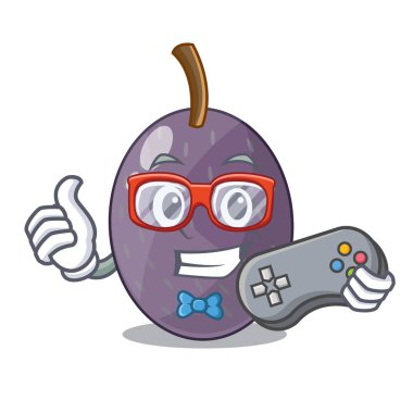 Oyun kadife demirhindi tropikal meyve tablo karikatür