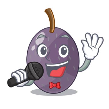 Kadife demirhindi tropikal meyve tablo karikatür şarkı