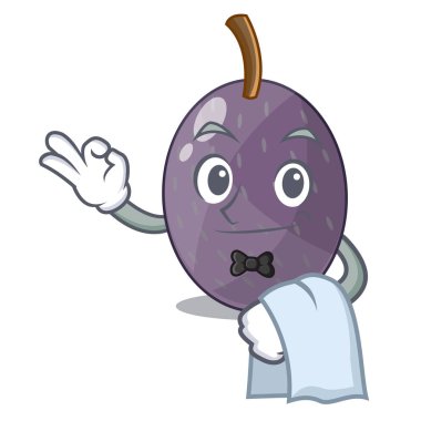 Garson kadife demirhindi tropikal meyve tablo karikatür