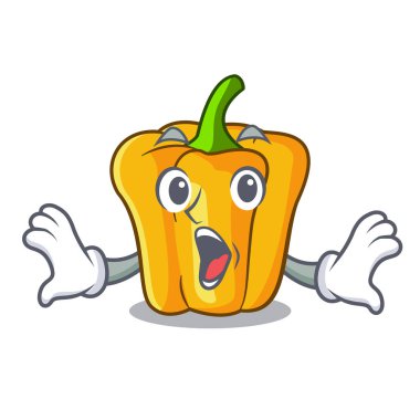 Mutfak karikatür sürpriz tatlı sarı biber