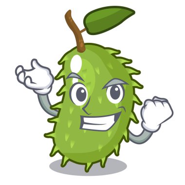 Başarılı karakter olgun soursop meyve suyu için