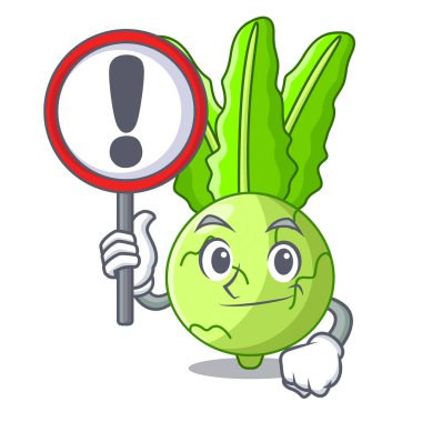 İşareti karikatür yeşil sarımsak içinde belgili tanımlık çarşı ile