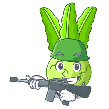 Ordu karikatür yeşil sarımsak içinde belgili tanımlık çarşı