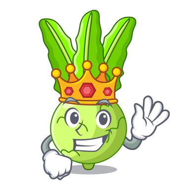 Kral taze lahana alabaşlar maskotu üzerinde