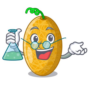 Profesör olgun honeydew kavun pazarı karikatür