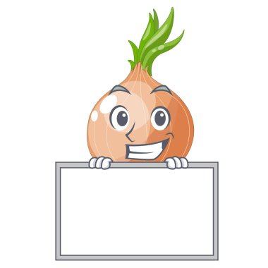 Bir çizgi film kutusunda Yönetim Kurulu ham soğanlı sırıtarak