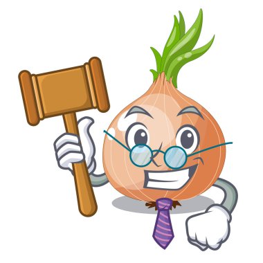 Yargıç çizgi film Olgun soğan mutfakta