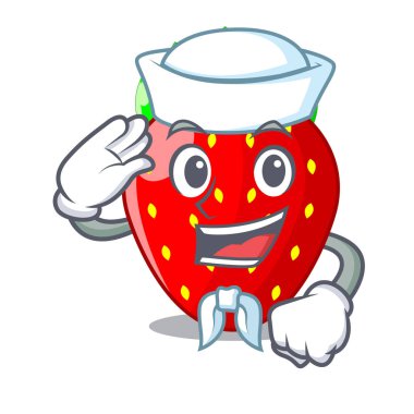 Mağaza meyve de denizci karakter çilekli tatlı