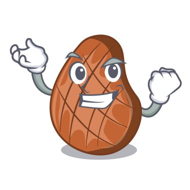 Kesme tahtası üzerinde başarılı karakter ızgara sığır eti biftek