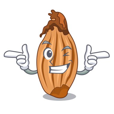 Wink karakter taze soğan çiftçi Market