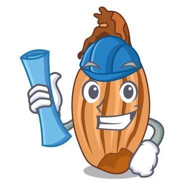 Mimar karakter taze soğan çiftçi Market