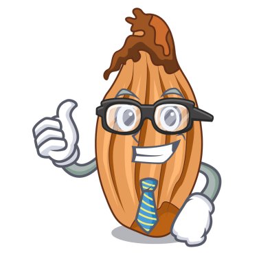 İşadamı karakter taze soğan çiftçi Market