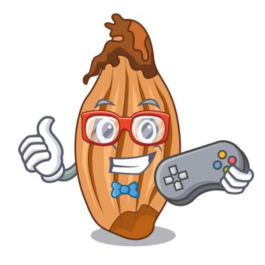 Bir maskot izole oyun olgun soğancık